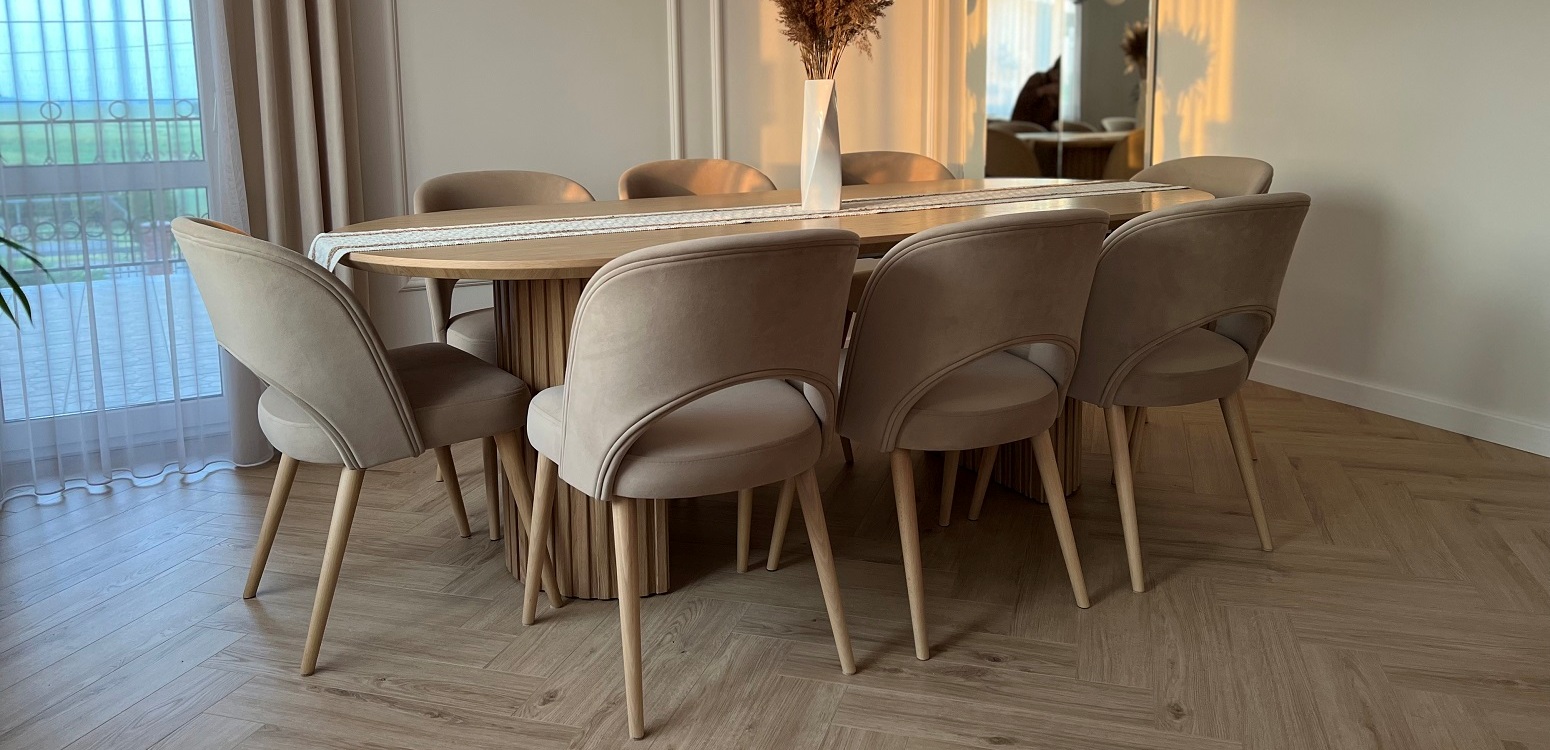 stół dębowy inspiracje