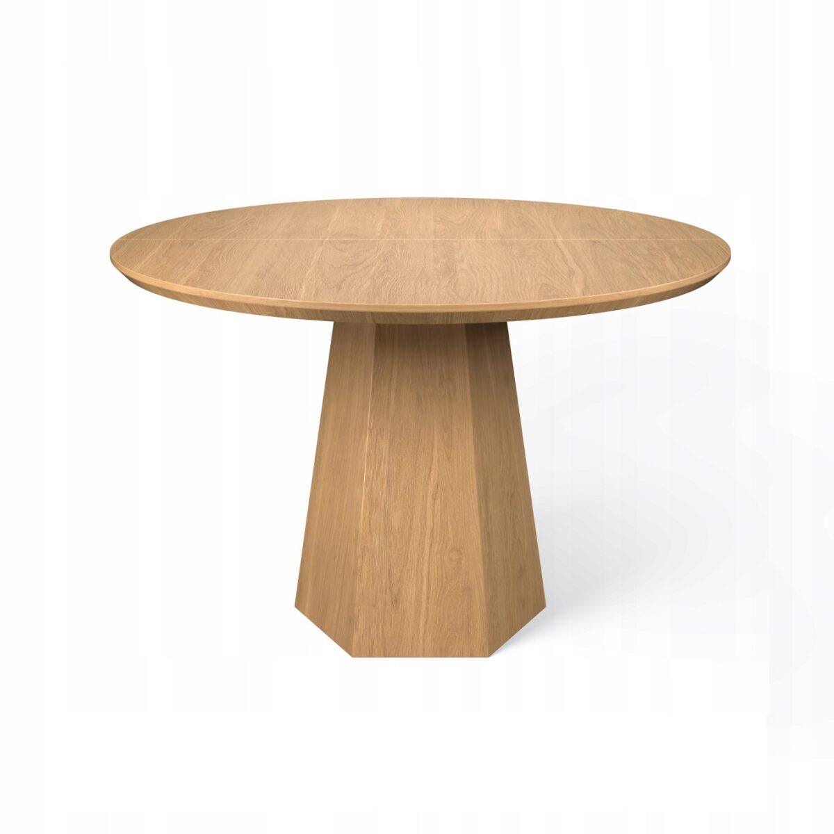 stół okrągły na nodze stożek